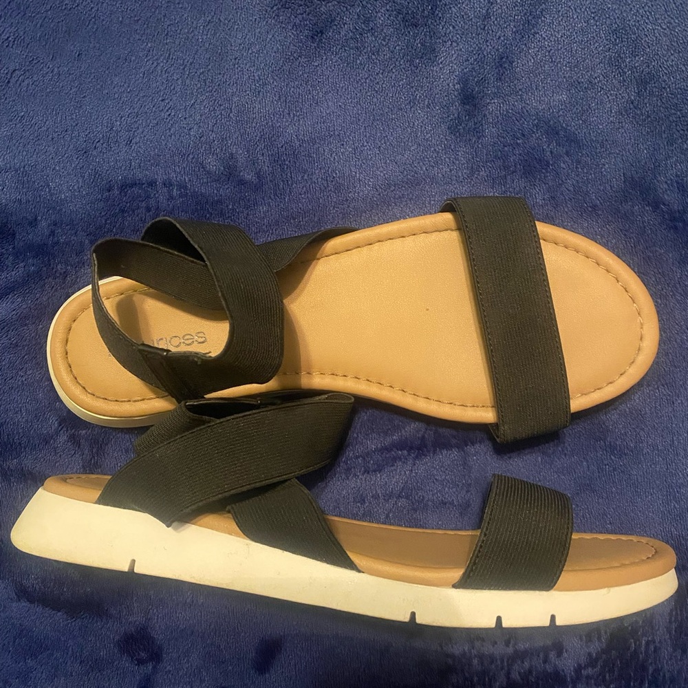Maurices Black Strappy Sandals